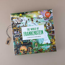 Load image into Gallery viewer, world-of-frankenstein-illustrated-puzzle