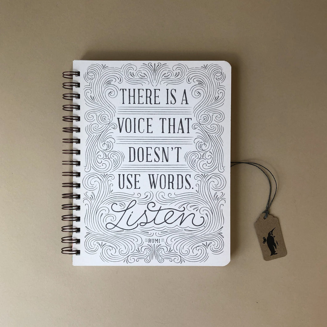 Notebook | Rumi Quote - Stationery - pucciManuli