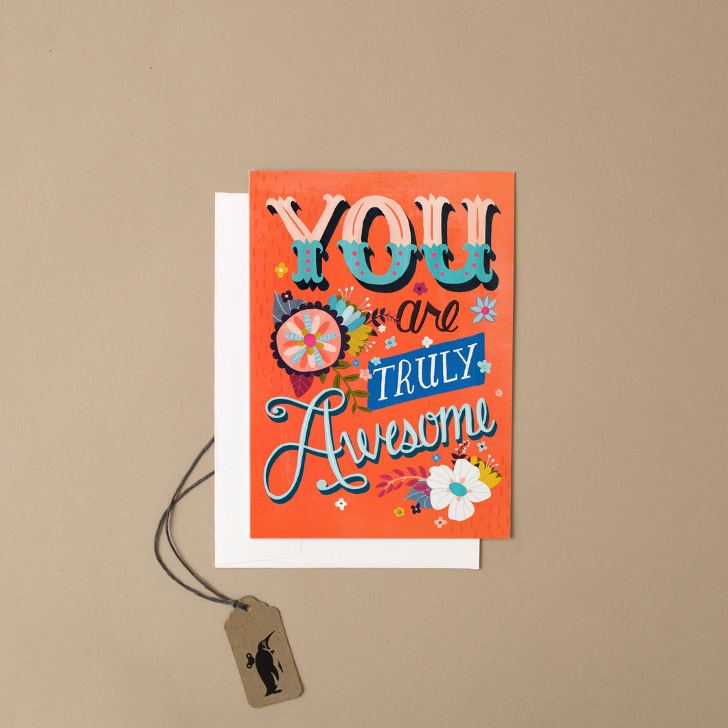 you-are-truly-awesome-hand-lettering-orange-card