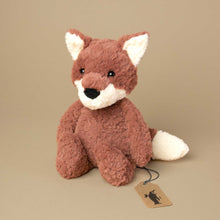 Load image into Gallery viewer, red-brown-fox-woth-white-face-ears-and-tail-tip