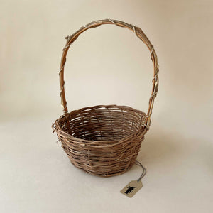 Twiggy Willow Basket | Round - Storage - pucciManuli
