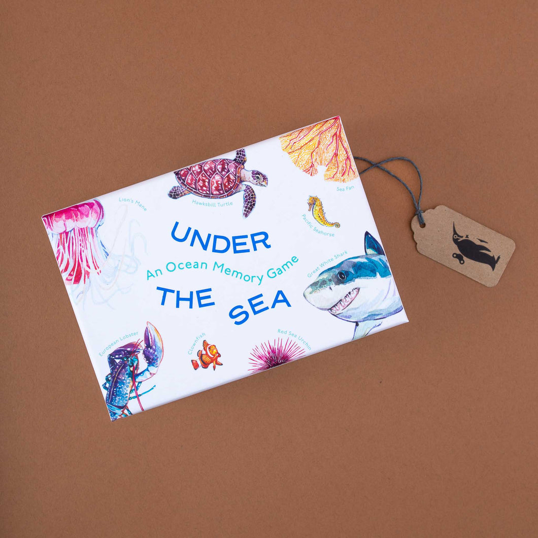 Under the Sea | an Ocean Memory Game box with sea creatures