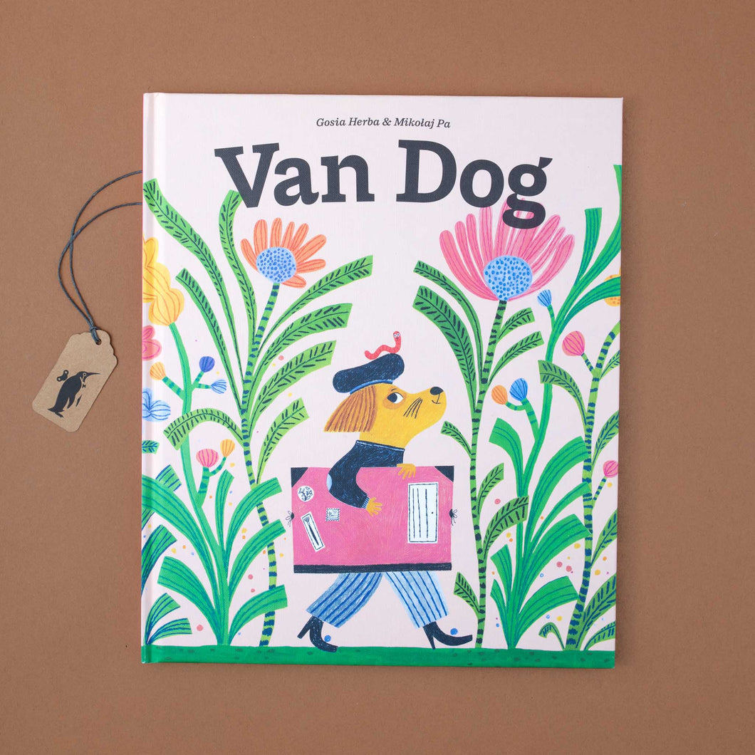 front-cover-van-dog-illustrated-dog-with-artist-portfolio