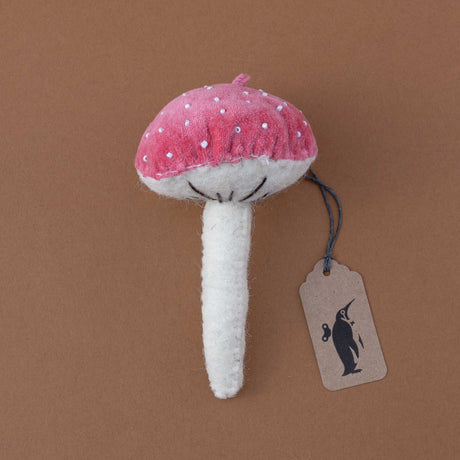 pink-velvet-mushroom-ornament-with-white-beads