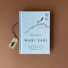 Load image into Gallery viewer, hardcover-wabi-sabi-book-light-blue-with-bird-on-branch