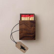 Load image into Gallery viewer, Walnut Matchbox with Refill | Small - Home Accessories - pucciManuli