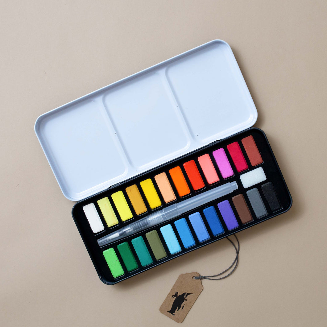 watercolor-paint-set-with-water-brush-and-sponge-in-black-tin