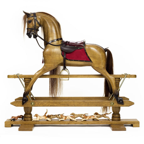 waxed-oak-rocking-horse-with-red-saddle-blanket-and-dark-leather-saddle
