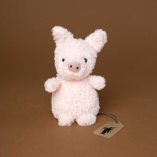 Load image into Gallery viewer, little-fleece-soft-pink-pig-with-floppy-ears