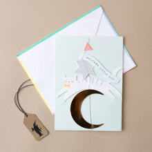Load image into Gallery viewer, Welcome Little One Garland Greeting Card - Greeting Cards - pucciManuli