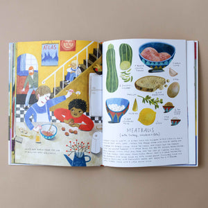 illustrated-interior-pages-including-a-recipe-for-meatballs