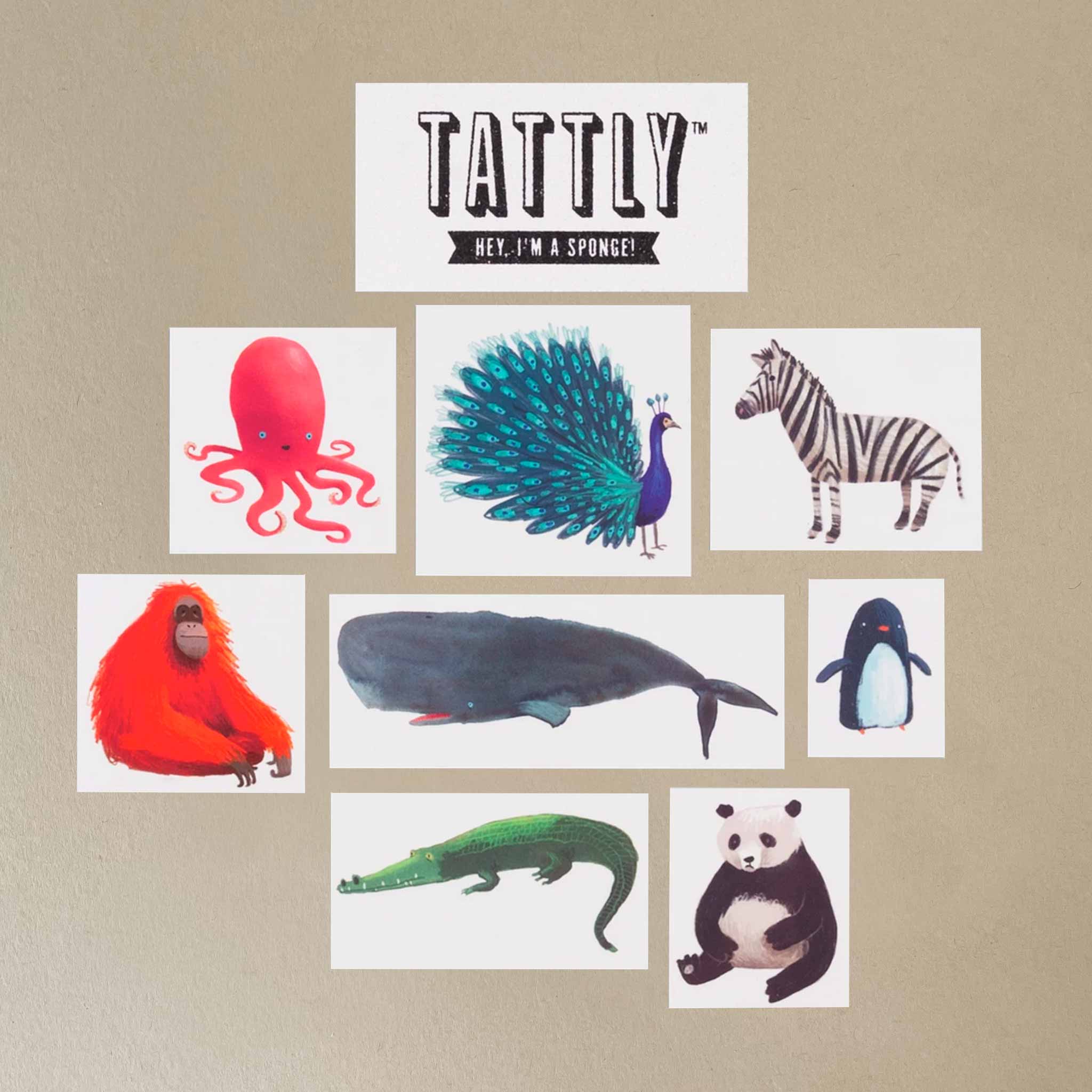 Wildlife Temporary Tattoo Set - Accessories - pucciManuli