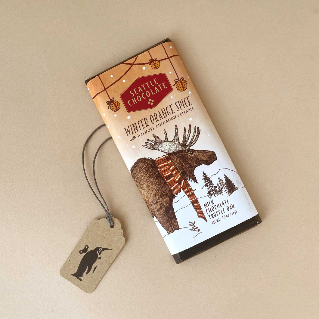 winter-orange-spice-truffle-bar-with-illustrated-moose-wearing-scarf