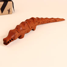 Load image into Gallery viewer, wooden-alligator-puzzle
