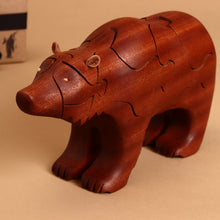 Load image into Gallery viewer, wooden-bear-puzzle