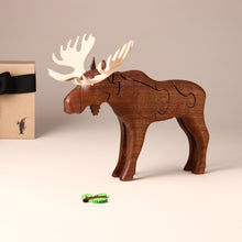 Load image into Gallery viewer, wooden-moose-puzzle