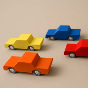 4-colors-wooden-cars-orange-yellow-red-blue
