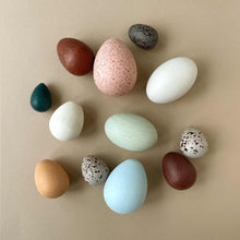Load image into Gallery viewer, Wooden Bird Eggs in a Box - Pretend Play - pucciManuli