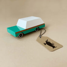 Load image into Gallery viewer, wooden-candy-wagon-teal-car