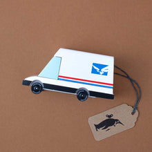 Load image into Gallery viewer, futuristic-style-wooden-mail-van