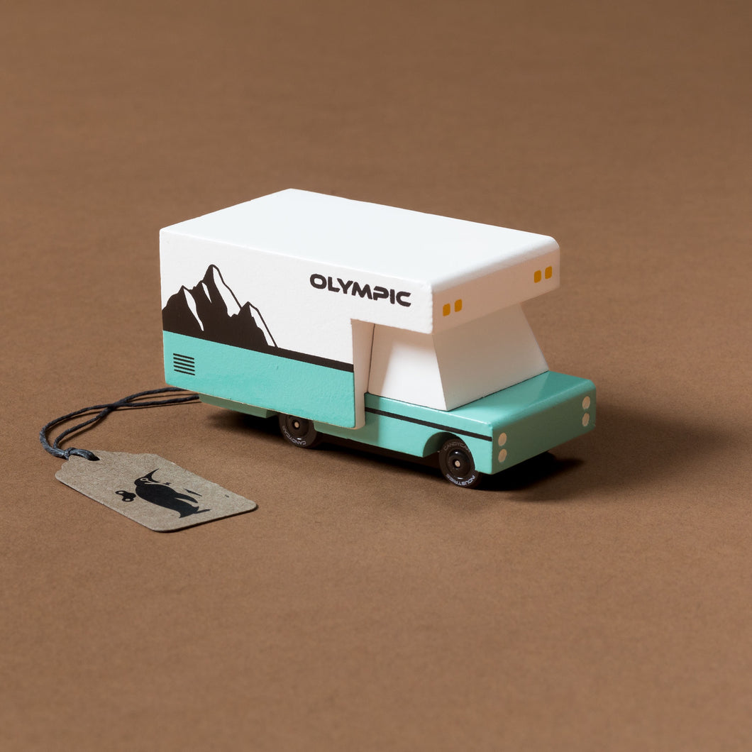 turquoise-and-white-wooden-camping-van