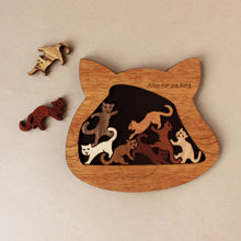 Load image into Gallery viewer, wooden-cat-puzzle