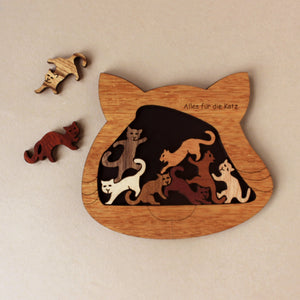 Wooden Cats Puzzle