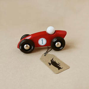 red-wooden-competiton-car-with-blue-number-1