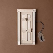 Load image into Gallery viewer, Wooden Fairy Door | Traditional 6-Panel Block &amp; Trim - Dolls &amp; Doll Accessories - pucciManuli