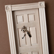 Load image into Gallery viewer, Wooden Fairy Door | Traditional 6-Panel Block &amp; Trim - Dolls &amp; Doll Accessories - pucciManuli