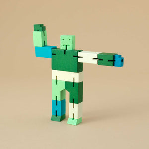 green-toned-cubebot-in-standing-position