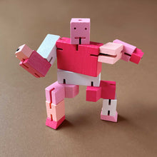 Load image into Gallery viewer, red-ombre-cubebot-in-standing-position