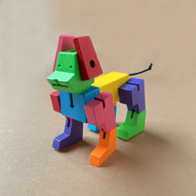 Load image into Gallery viewer, multi-color-milo-dog-cubebot-in-standing-position