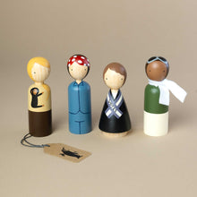 Load image into Gallery viewer,    wooden-peg-doll-set-trailblazers