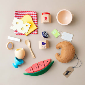 Wooden Play Food Set | Breakfast - Pretend Play - pucciManuli