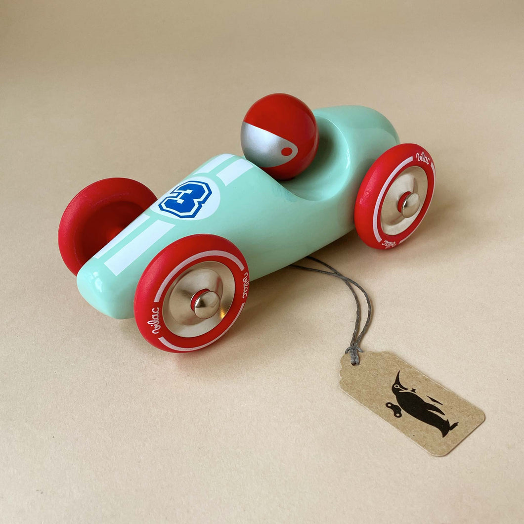 large-mint-wooden-race-car-with-red-and-blue-accents