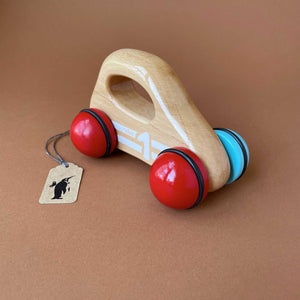 Wooden Roly Poly Car | Natural - Building/Construction - pucciManuli