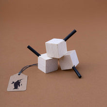Load image into Gallery viewer, wooden-cube-with-black-handle