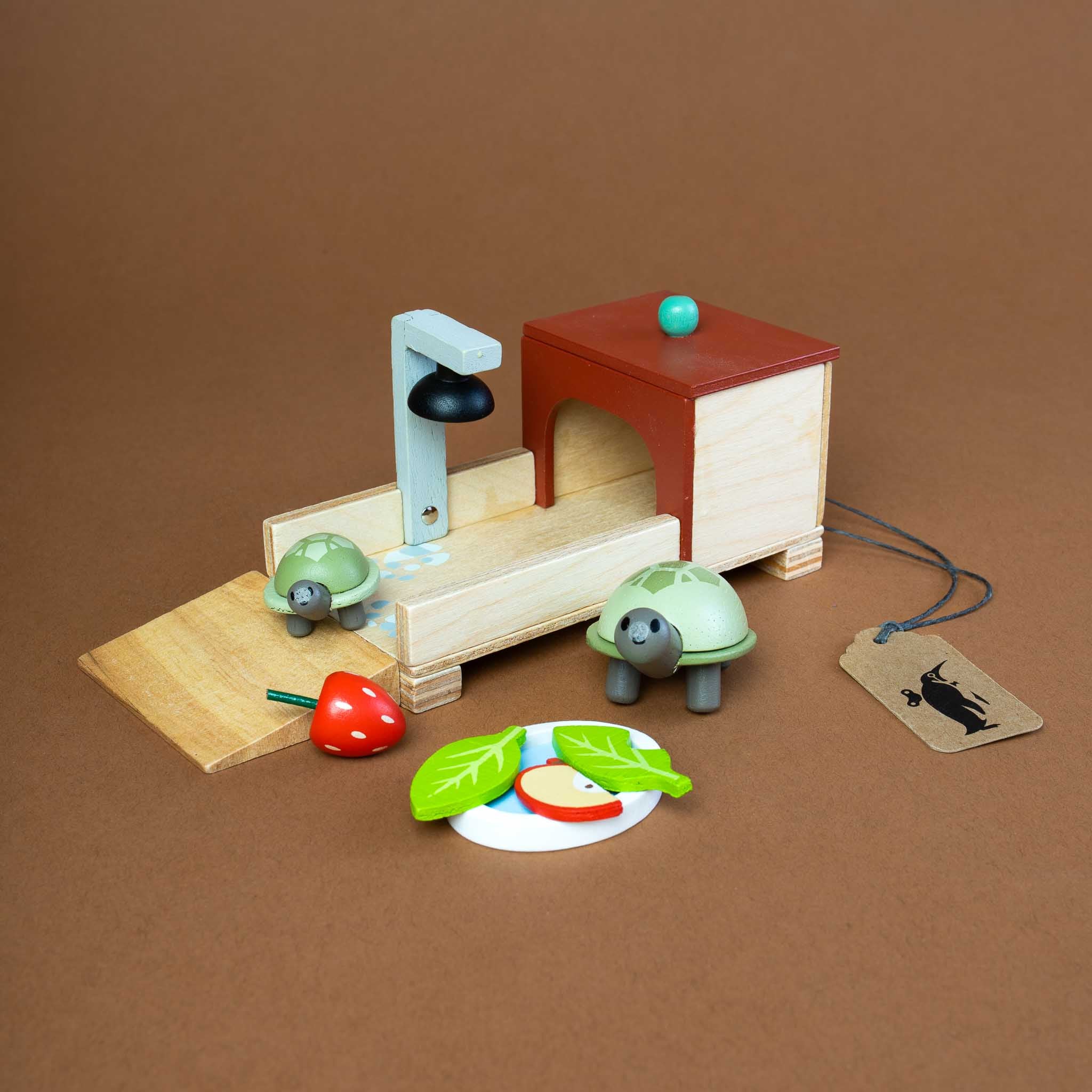 Wooden Tortoise Pet Play Set – pucciManuli