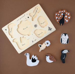 Wooden Tray Puzzle | Feathered Friends