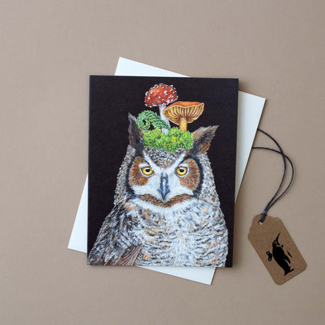 Woody the Owl Greeting Card - Greeting Cards - pucciManuli
