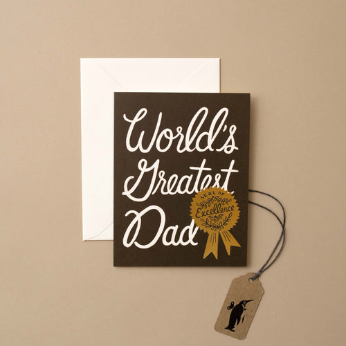 World's Greatest Dad Greeting Card - Greeting Cards - pucciManuli