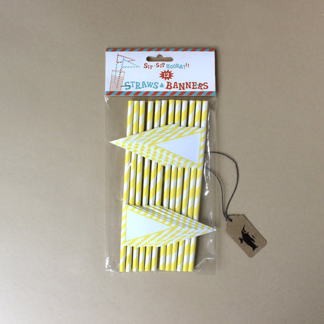 yellow-stripe-straws-with-white-and-yellow-pennants