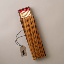 Load image into Gallery viewer, Zebrawood Matchbox with Refill | Large - Home Accessories - pucciManuli